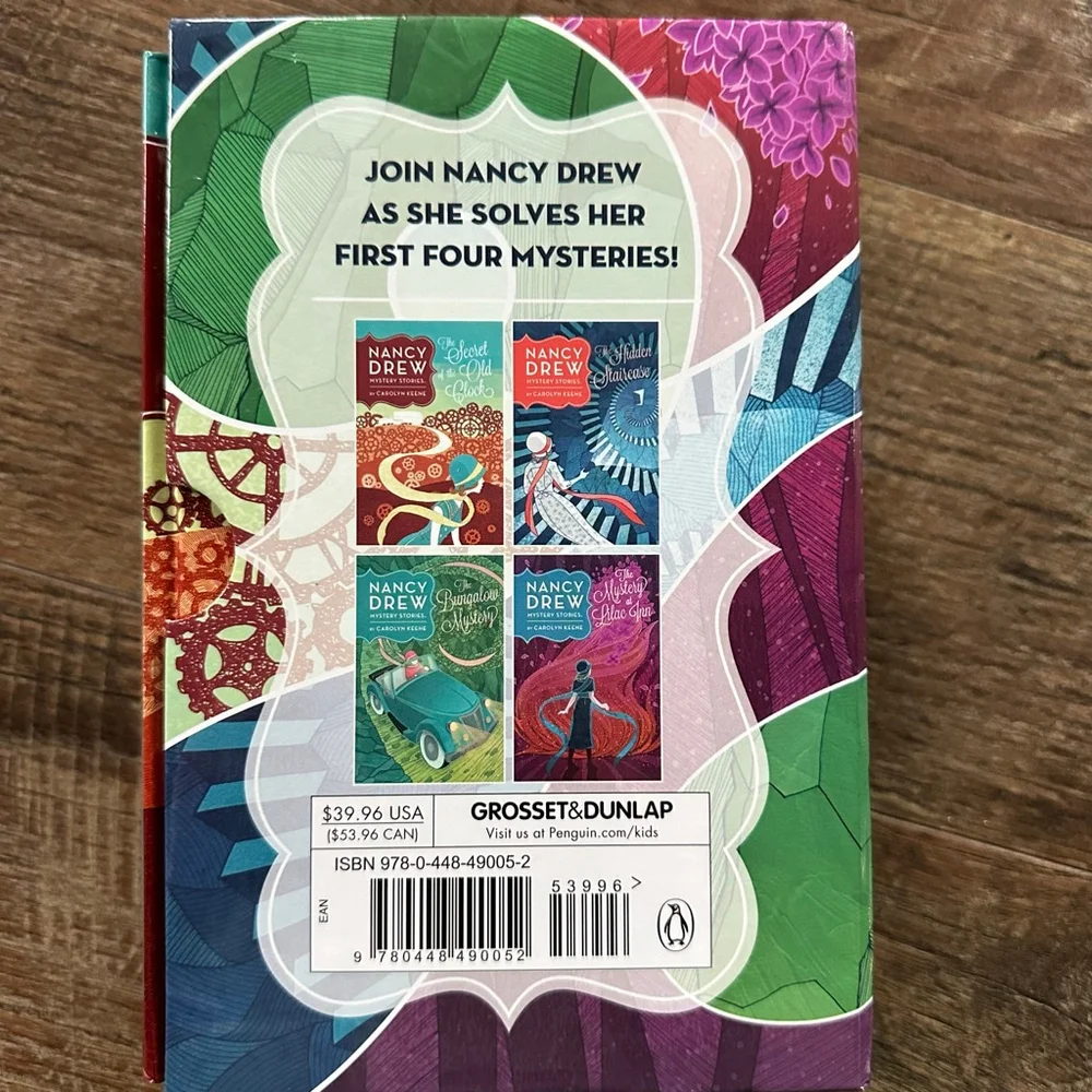 Nancy Drew Mystery Stories Books 1-4 Multicolor Set